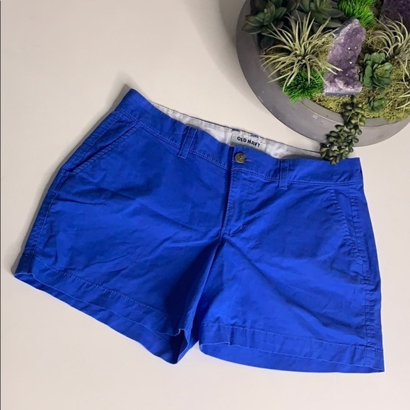 Old Navy Regular Women’s Blue Casual day Shorts 4 - Picture 1 of 6